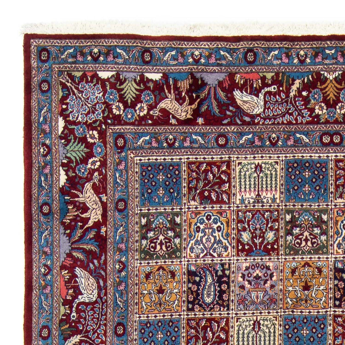 Dywan perski - Klasyczny - 302 x 197 cm - ciemna czerwień