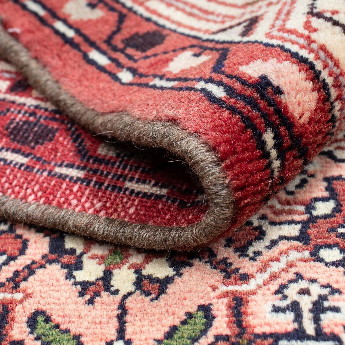 Perski dywan - Nomadyczny - 130 x 78 cm - łososiowy