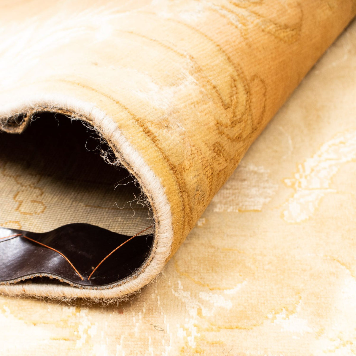 Dywan perski - Tabriz - Królewski - 302 x 198 cm - złoto