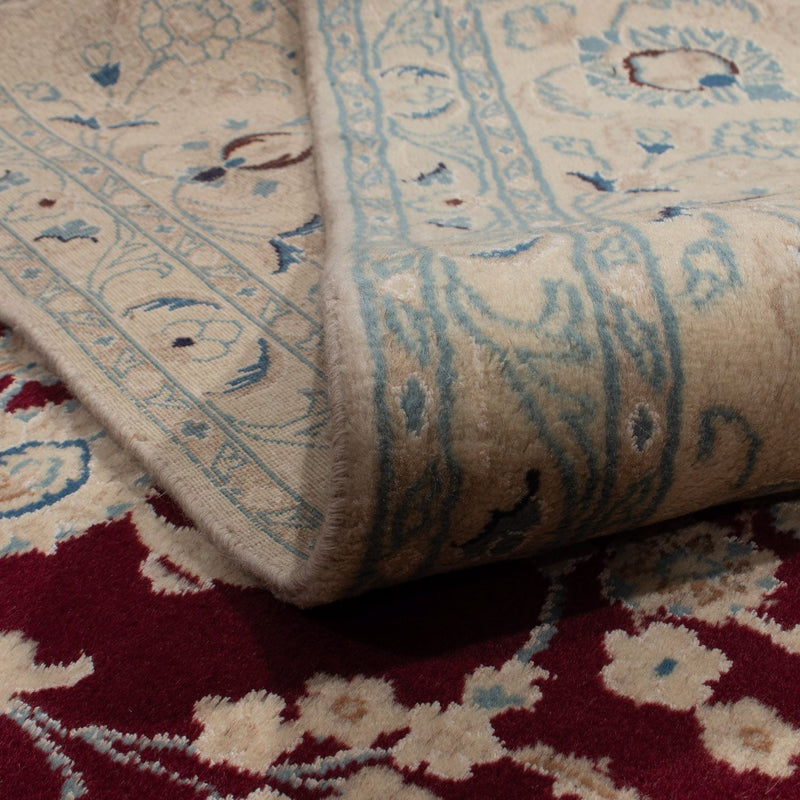 Dywan perski - Nain - 338 x 244 cm - ciemna czerwień