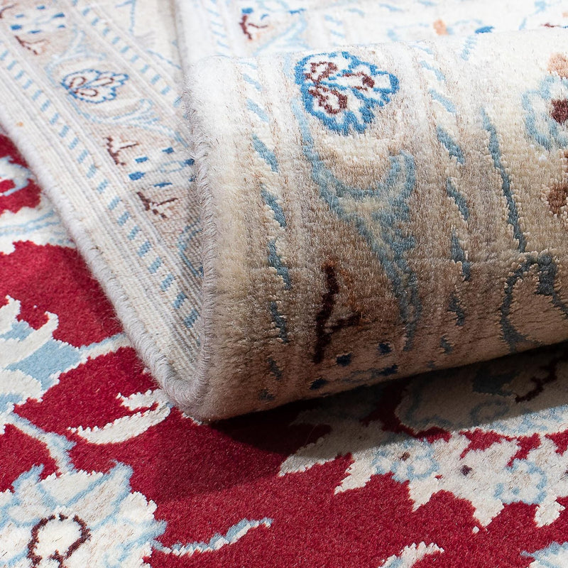 Dywan perski - Nain - 283 x 195 cm - ciemna czerwień