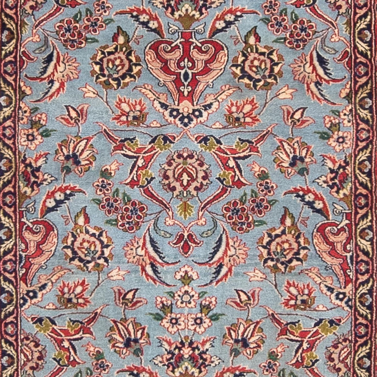 Biegacz Dywan perski - Isfahan - Premium - 415 x 77 cm - wielokolorowy