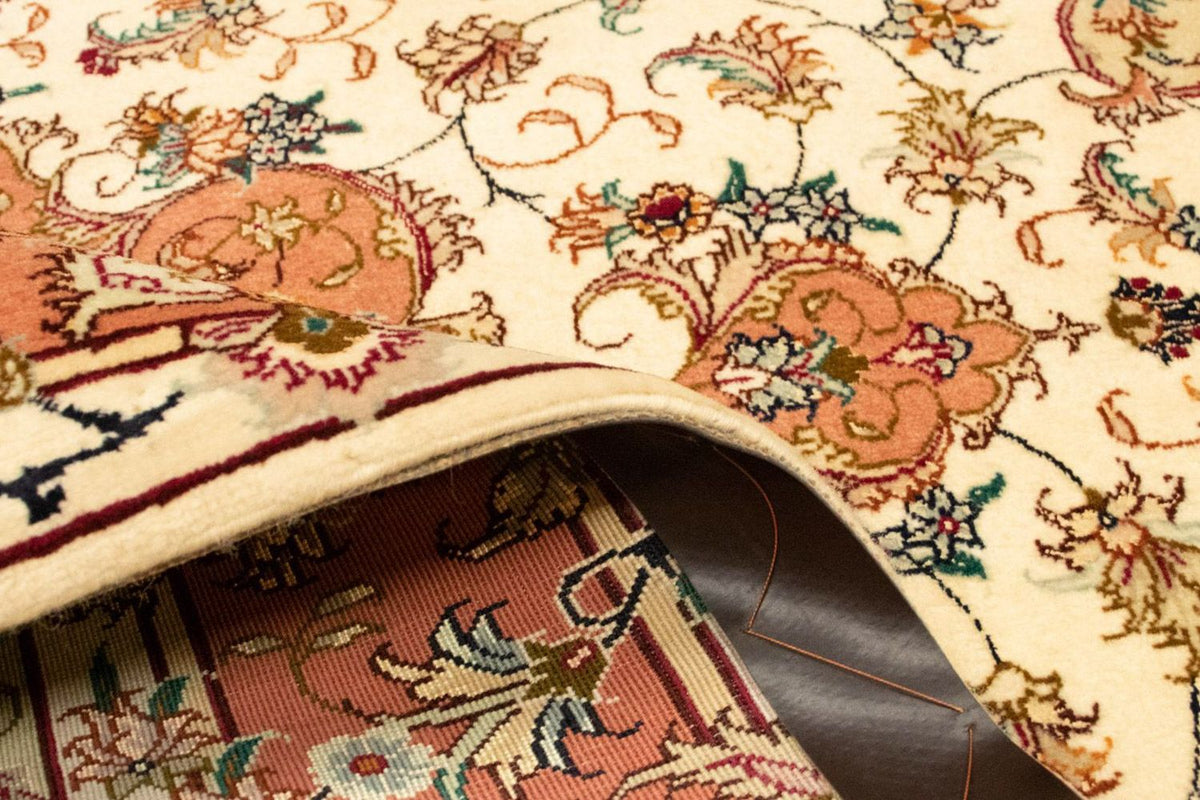 Dywan perski - Tabriz - Królewski - 143 x 103 cm - beżowy