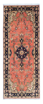 Biegacz Dywan perski - Tabriz - Królewski - 206 x 82 cm - rdza