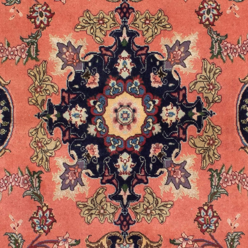Biegacz Dywan perski - Tabriz - Królewski - 206 x 82 cm - rdza