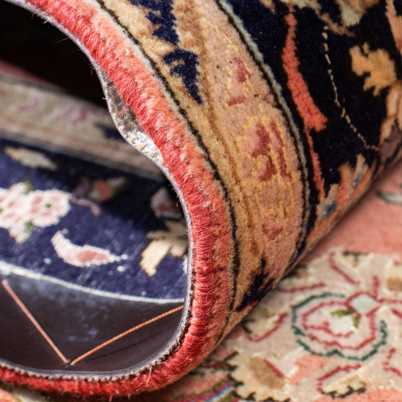 Biegacz Dywan perski - Tabriz - Królewski - 206 x 82 cm - rdza