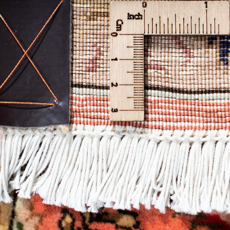 Biegacz Dywan perski - Tabriz - Królewski - 206 x 82 cm - rdza