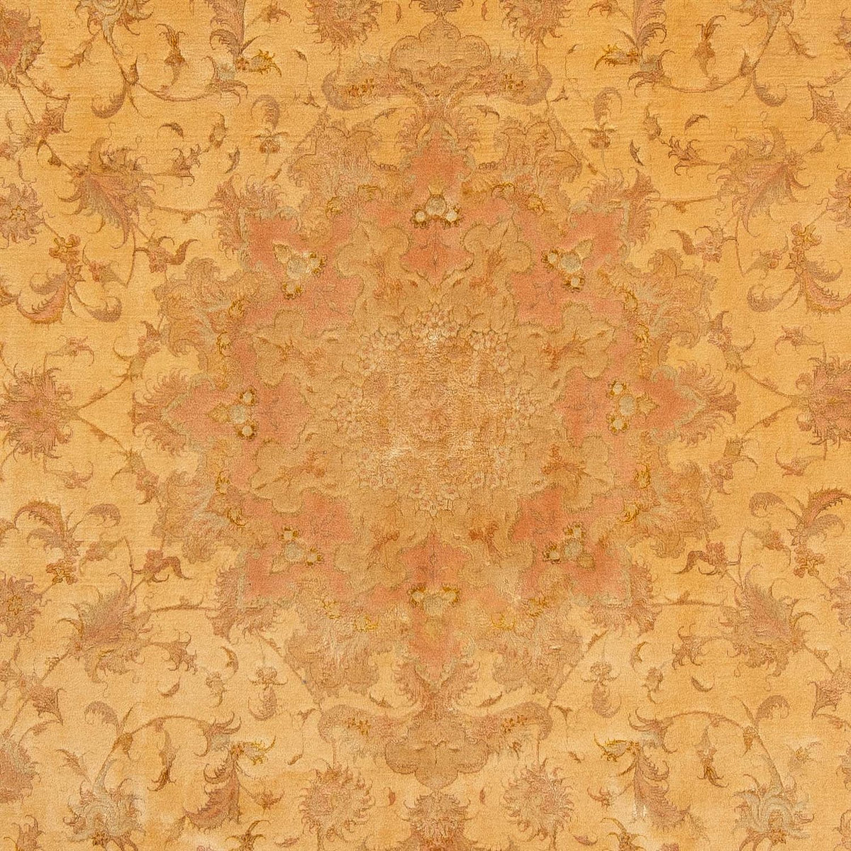 Dywan perski - Tabriz - Królewski - 300 x 200 cm - złoto