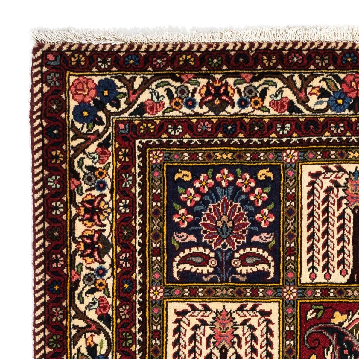 Perski dywan - Nomadyczny - 158 x 108 cm - ciemnoniebieski