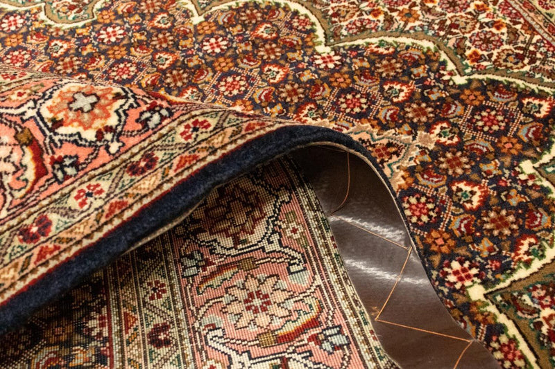 Dywan perski - Tabriz - Królewski - 148 x 103 cm - ciemnoniebieski