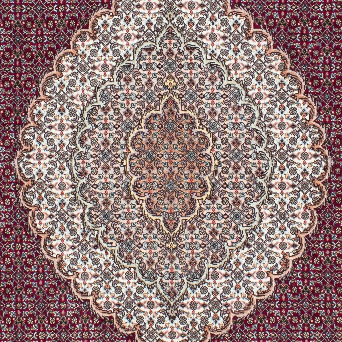 Dywan perski - Tabriz - 208 x 150 cm - ciemna czerwień
