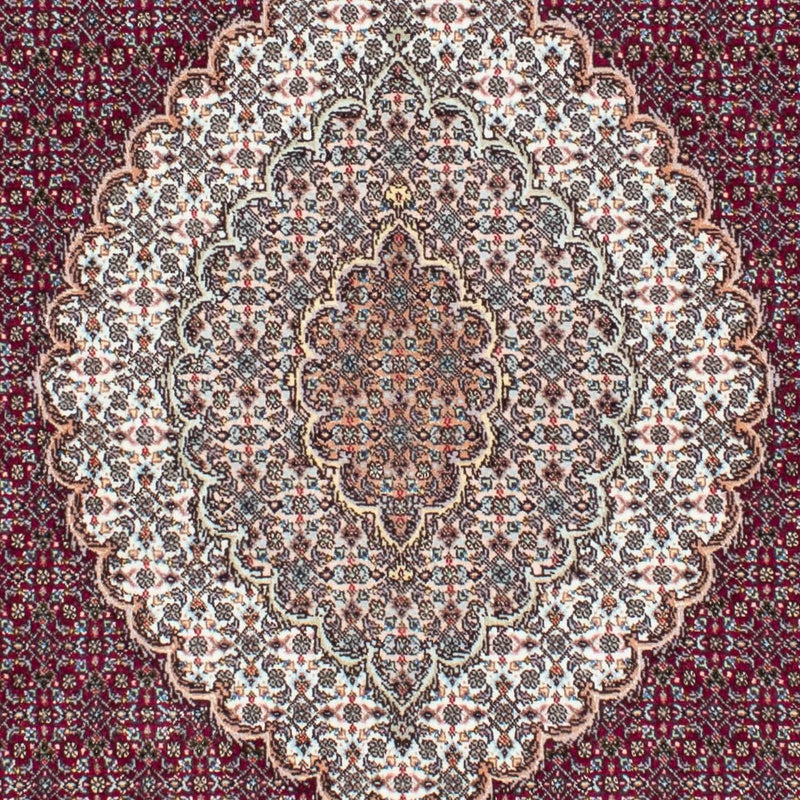 Dywan perski - Tabriz - 208 x 150 cm - ciemna czerwień