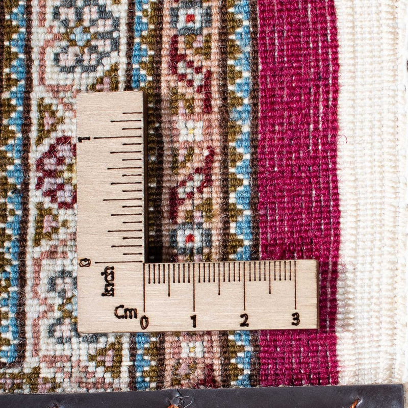 Dywan perski - Tabriz - 208 x 150 cm - ciemna czerwień