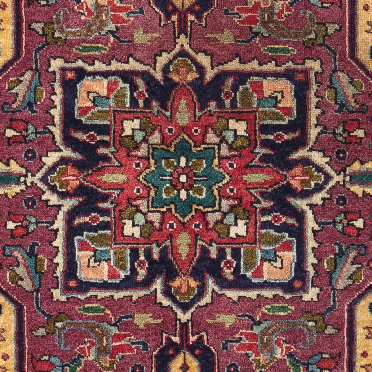 Dywan perski - Tabriz - 84 x 60 cm - ciemnoniebieski
