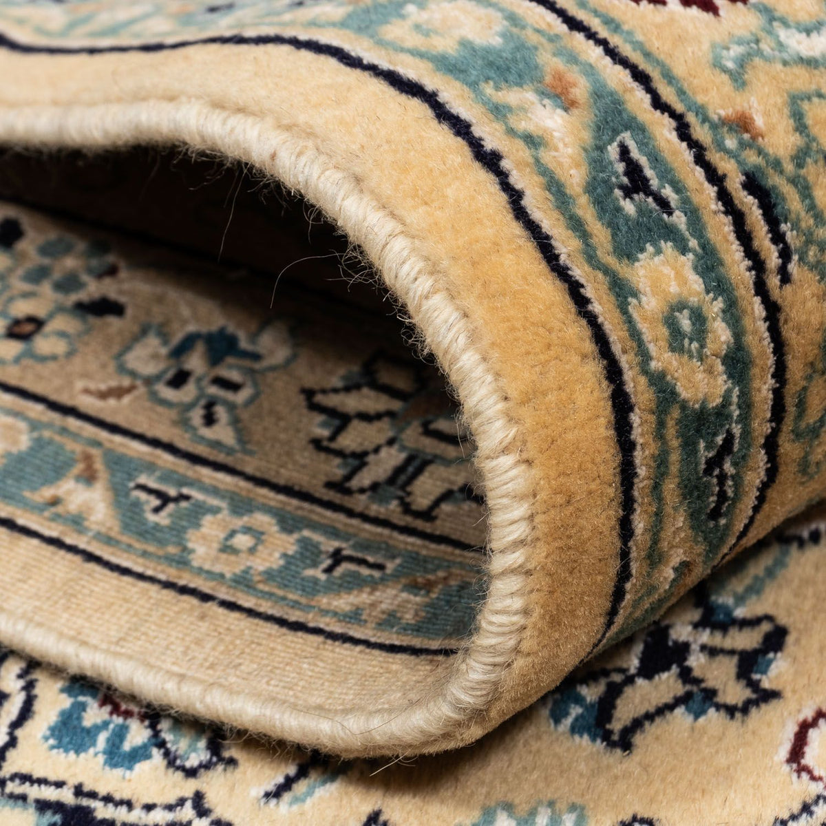 Dywan perski - Nain - Królewski - 342 x 252 cm - beżowy