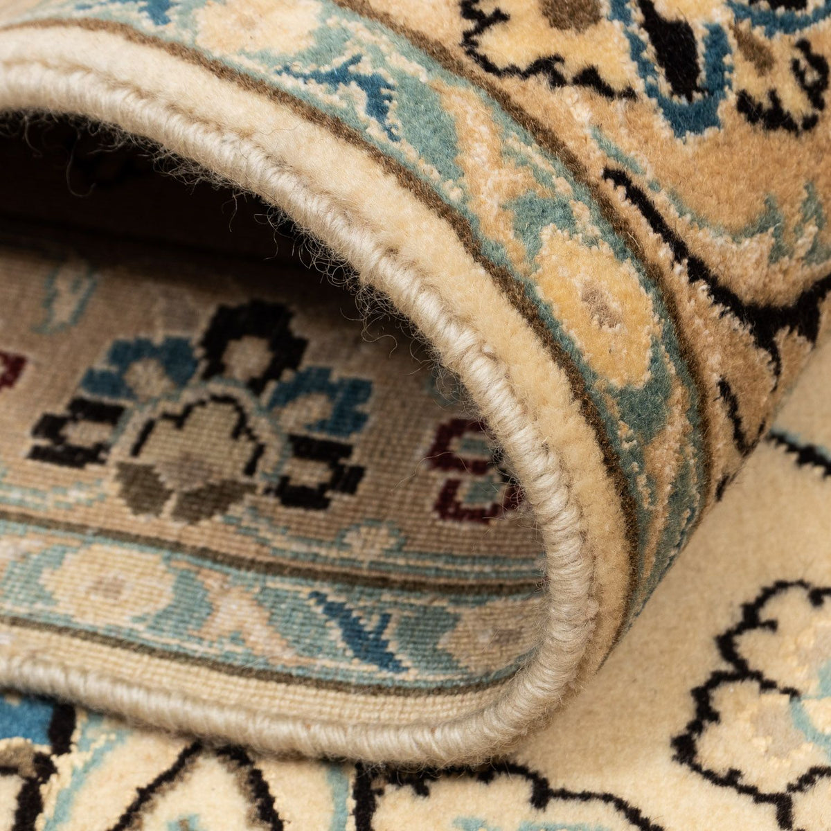 Dywan perski - Nain - Królewski - 348 x 251 cm - beżowy