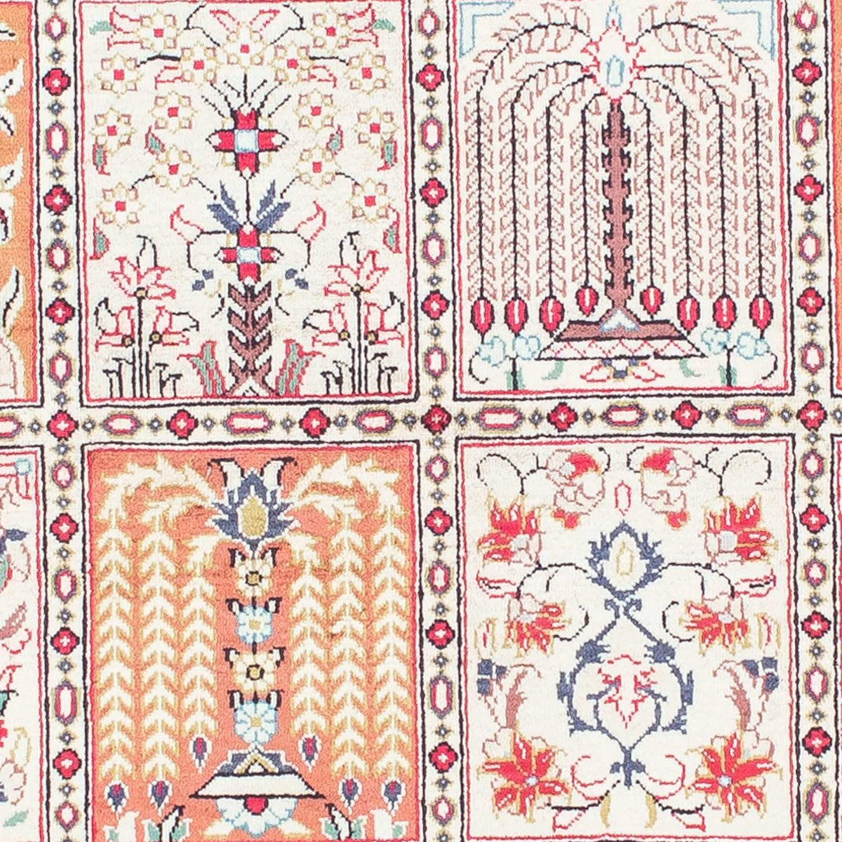 Dywan perski - Ghom - 150 x 100 cm - wielokolorowy