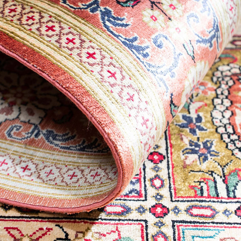 Dywan perski - Ghom - 150 x 100 cm - wielokolorowy