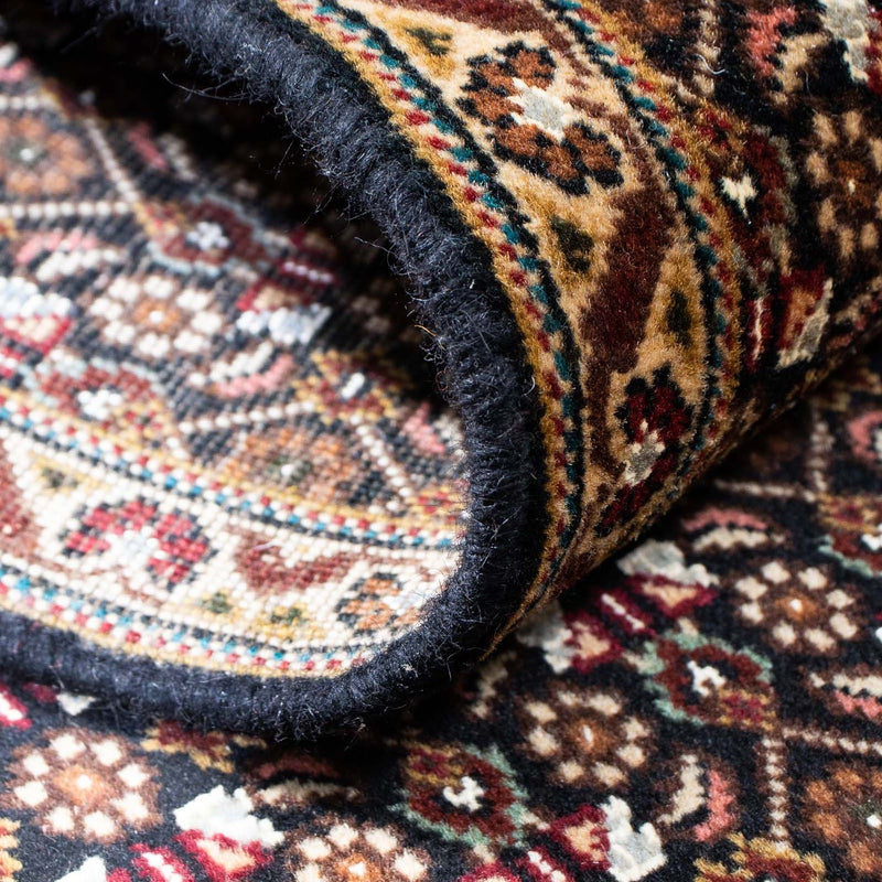 Biegacz Dywan perski - Tabriz - 204 x 74 cm - ciemnoniebieski