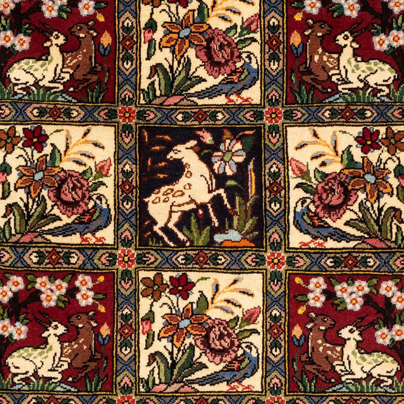 Perski dywan - Nomadyczny - 160 x 108 cm - ciemna czerwień