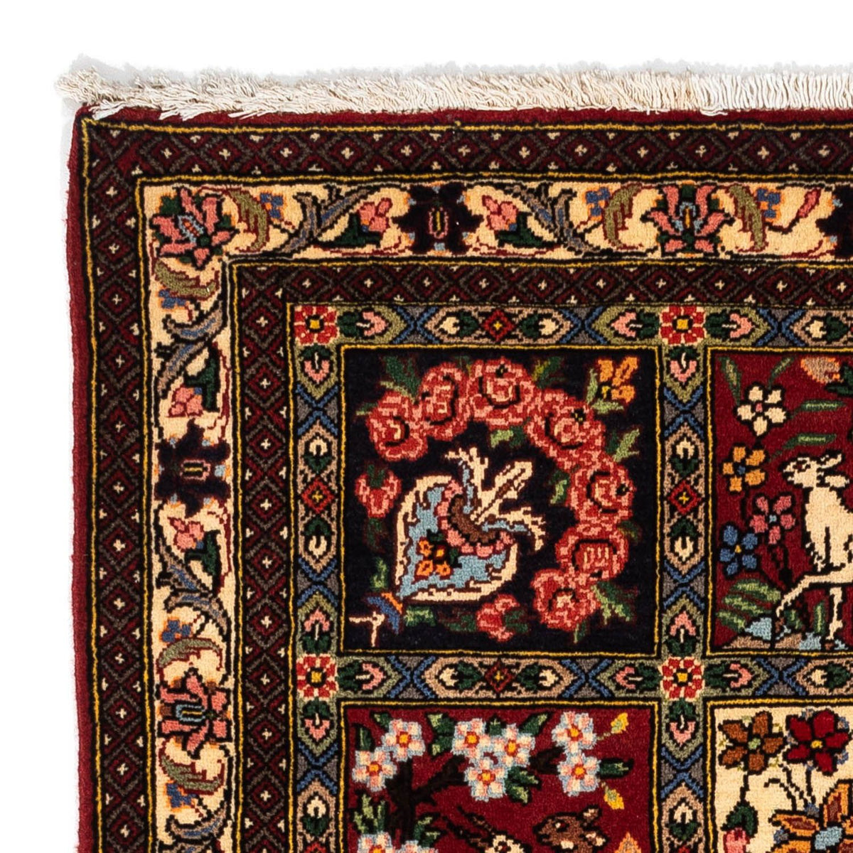 Perski dywan - Nomadyczny - 160 x 108 cm - ciemna czerwień