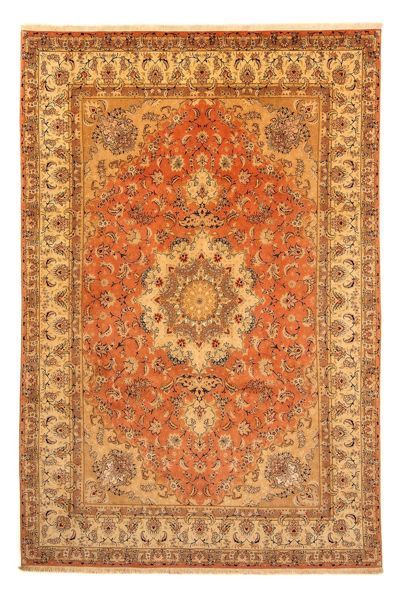 Dywan perski - Tabriz - Królewski - 353 x 246 cm - rdza