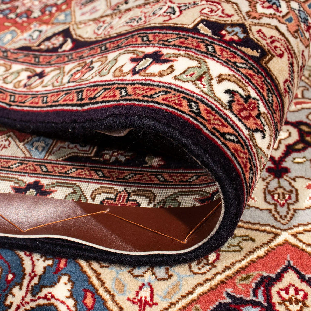 Dywan perski - Tabriz - Królewski kwadratowy  - 206 x 204 cm - wielokolorowy