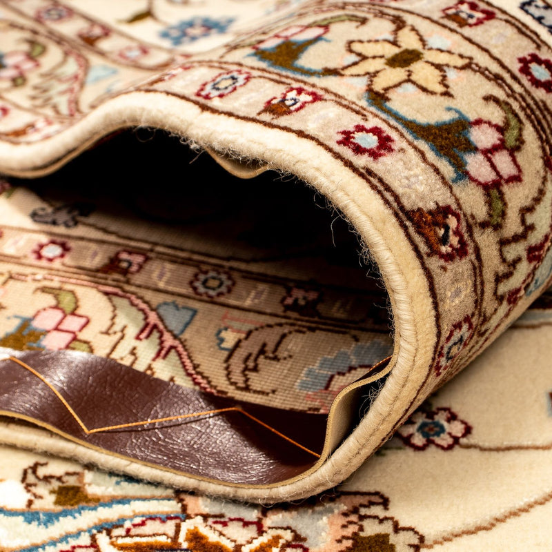 Dywan perski - Tabriz - Królewski - 357 x 247 cm - beżowy