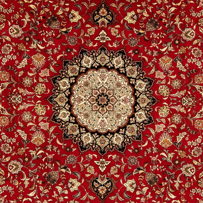 Dywan perski - Tabriz - Królewski - 356 x 253 cm - czerwony