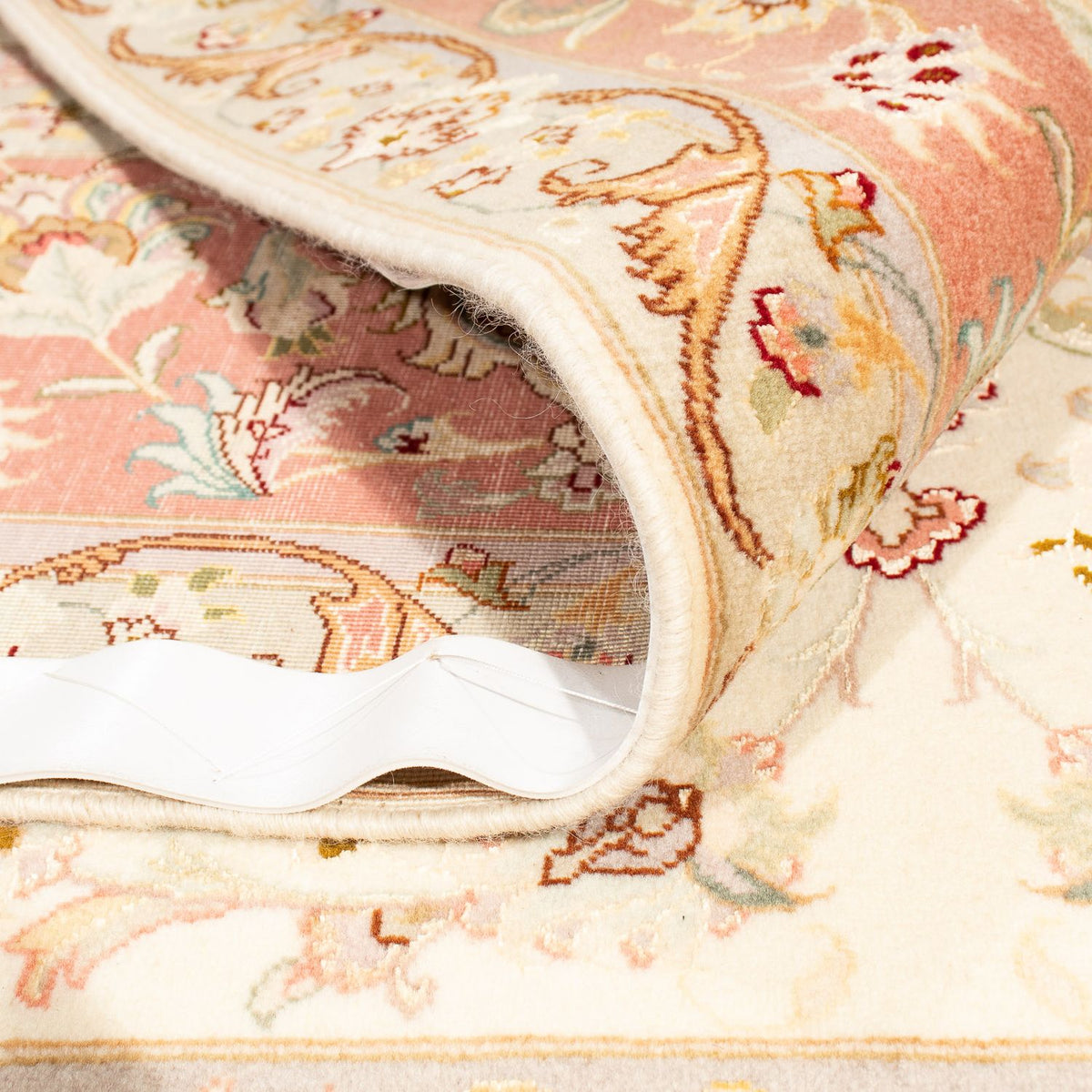 Dywan perski - Tabriz - Królewski kwadratowy  - 212 x 205 cm - beżowy