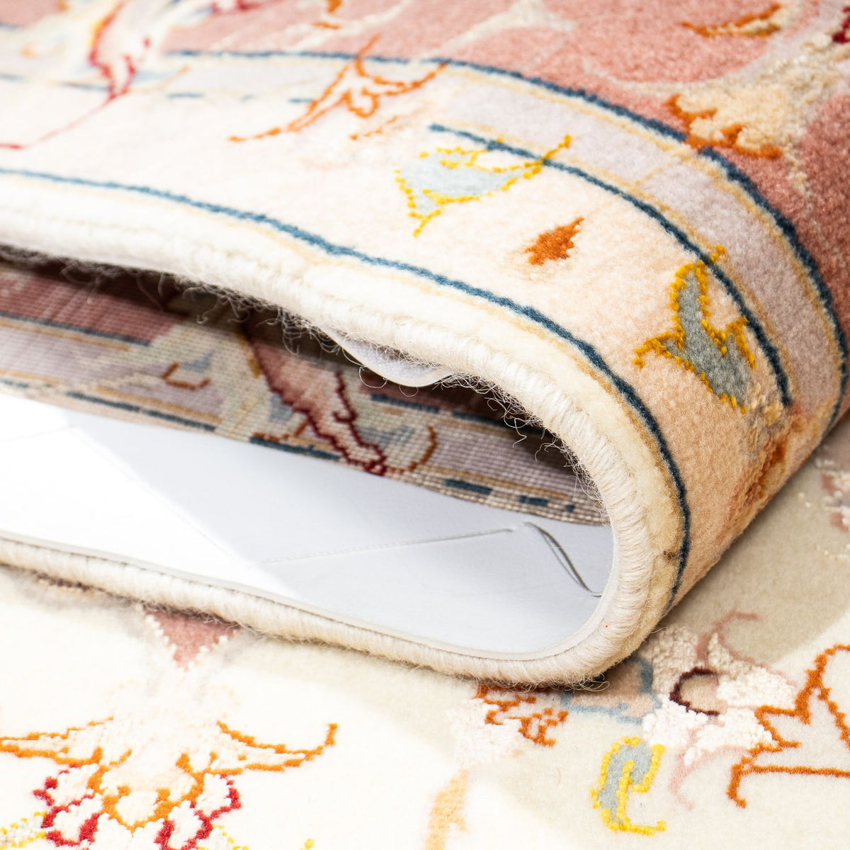 Dywan perski - Tabriz - Królewski - 213 x 149 cm - beżowy