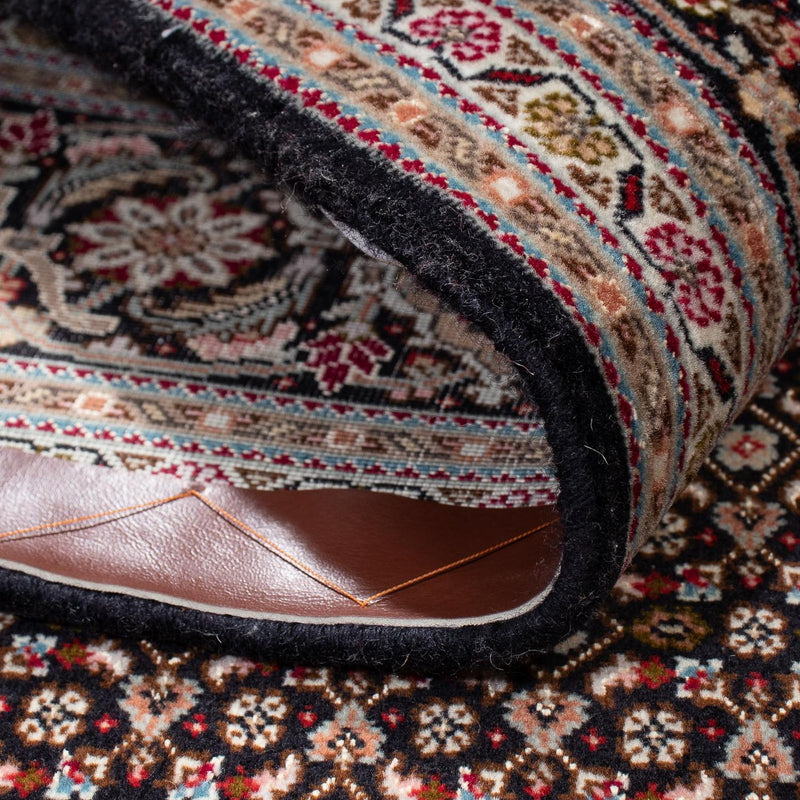 Dywan perski - Tabriz - 215 x 151 cm - ciemnoniebieski