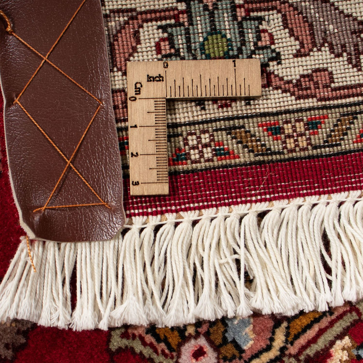 Dywan perski - Tabriz - Królewski kwadratowy  - 254 x 254 cm - czerwony