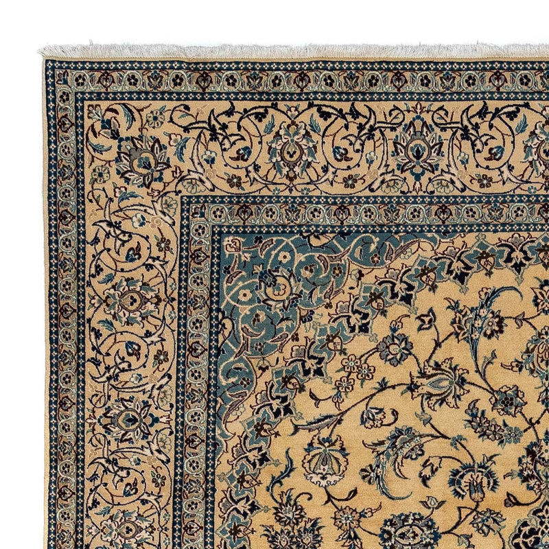 Dywan perski - Nain - Królewski - 363 x 245 cm - beżowy