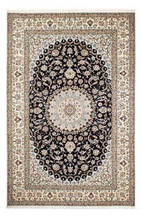 Dywan perski - Nain - Premium - 250 x 170 cm - ciemnoniebieski
