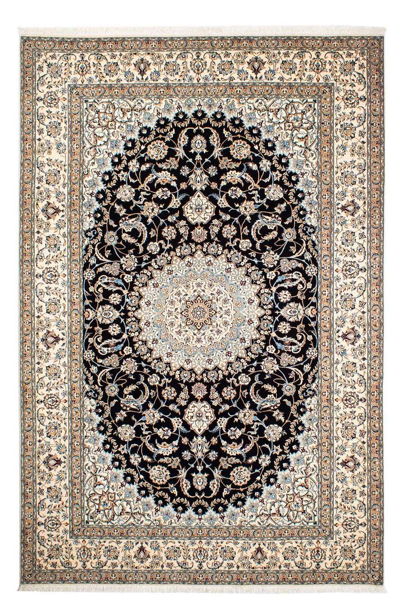 Dywan perski - Nain - Premium - 250 x 170 cm - ciemnoniebieski