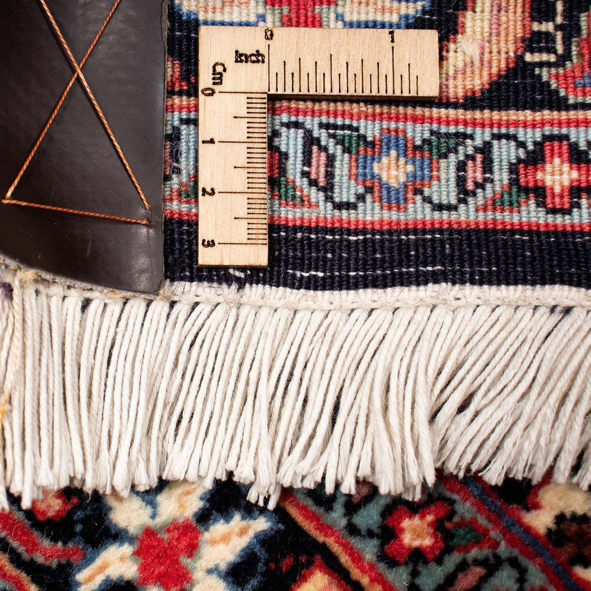 Dywan perski - Bijar kwadratowy  - 204 x 201 cm - ciemna czerwień