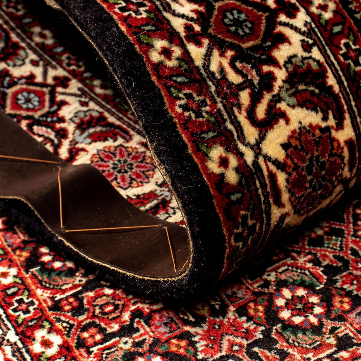 Biegacz Dywan perski - Bijar - 292 x 80 cm - wielokolorowy