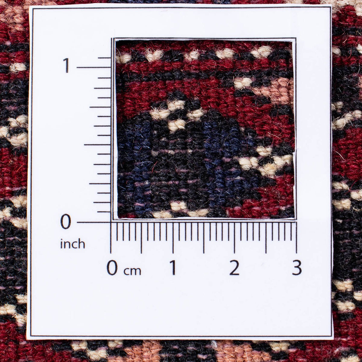 Afgański dywan - Bukhara - 240 x 170 cm - ciemna czerwień