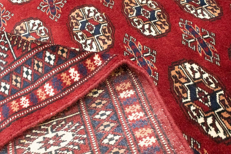 Afgański dywan - Bukhara - 177 x 125 cm - czerwony