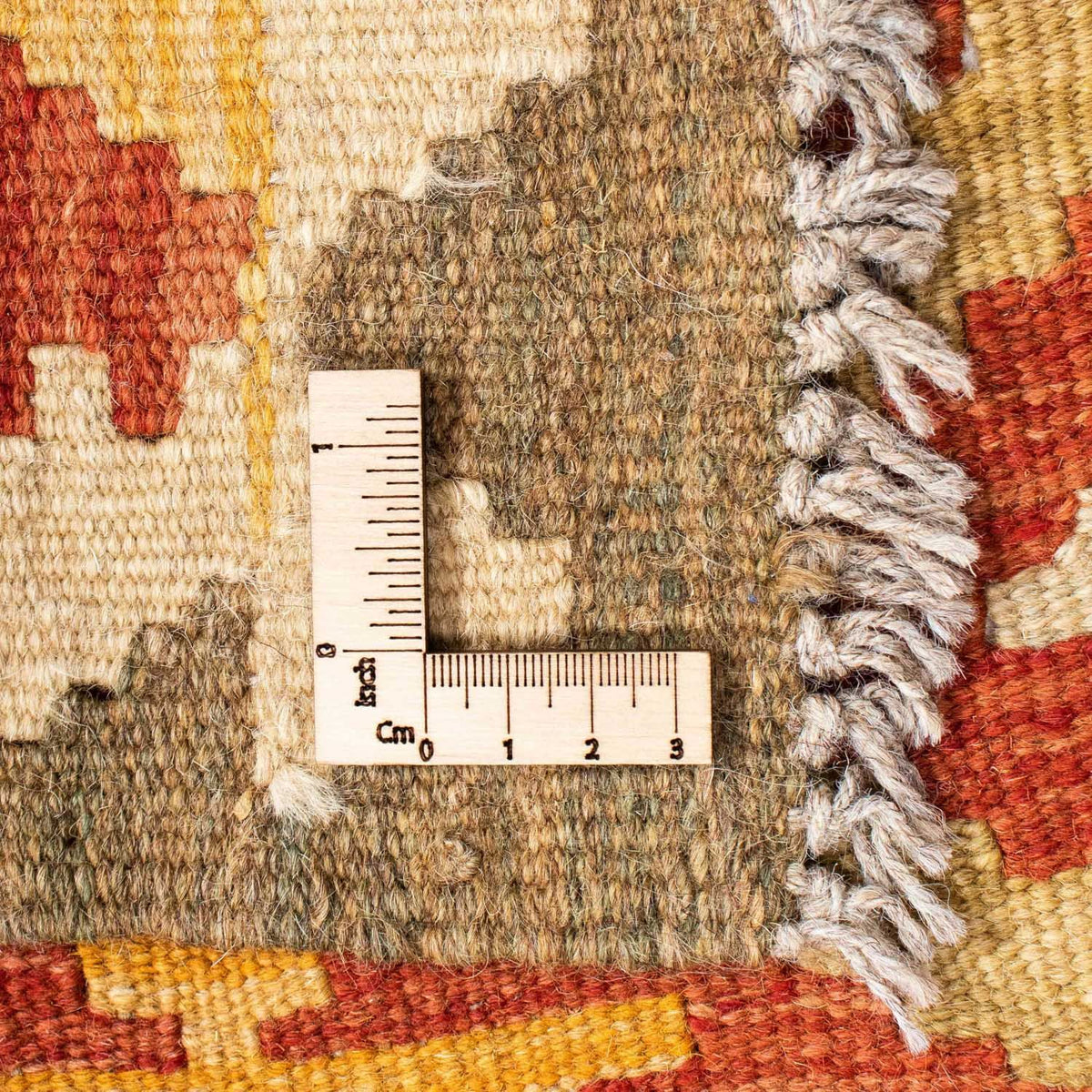 Biegacz Dywan Kelim - Orientalny - 187 x 73 cm - rdza