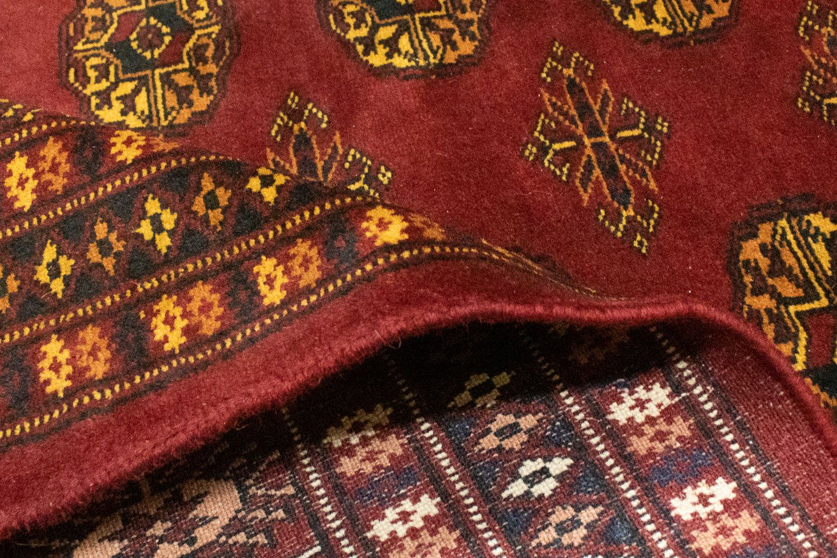 Afgański dywan - Bukhara - 248 x 197 cm - czerwony