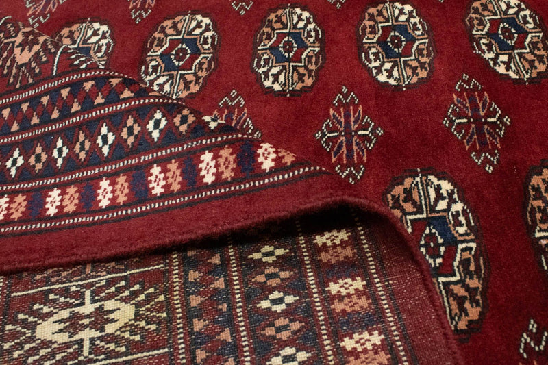 Afgański dywan - Bukhara - 240 x 200 cm - czerwony