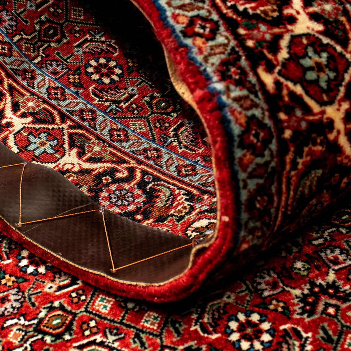 Biegacz Dywan perski - Bijar - 298 x 83 cm - wielokolorowy