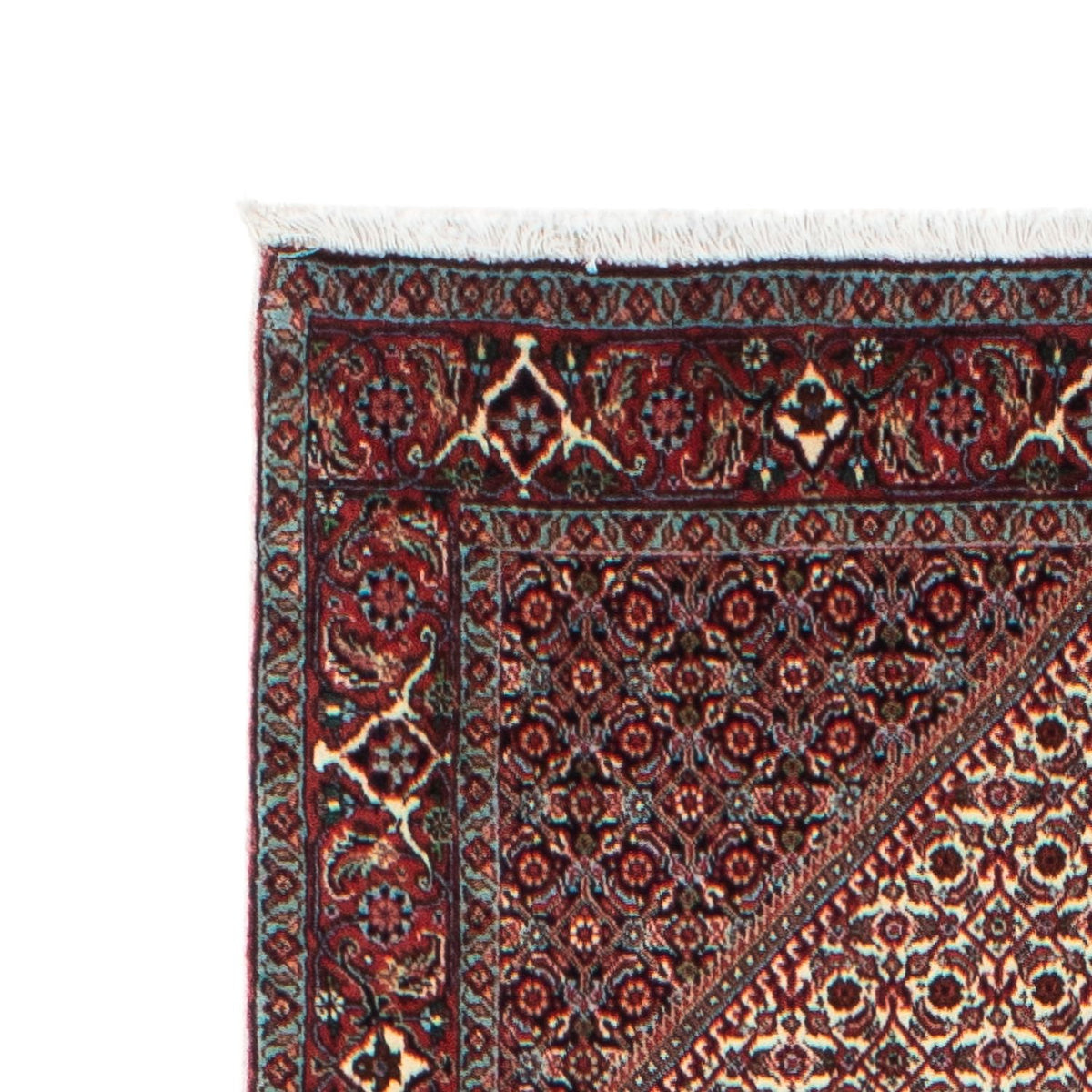 Biegacz Dywan perski - Bijar - 318 x 83 cm - beżowy