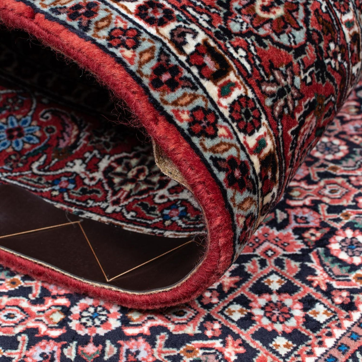 Dywan perski - Bijar - 211 x 132 cm - jasna czerwień