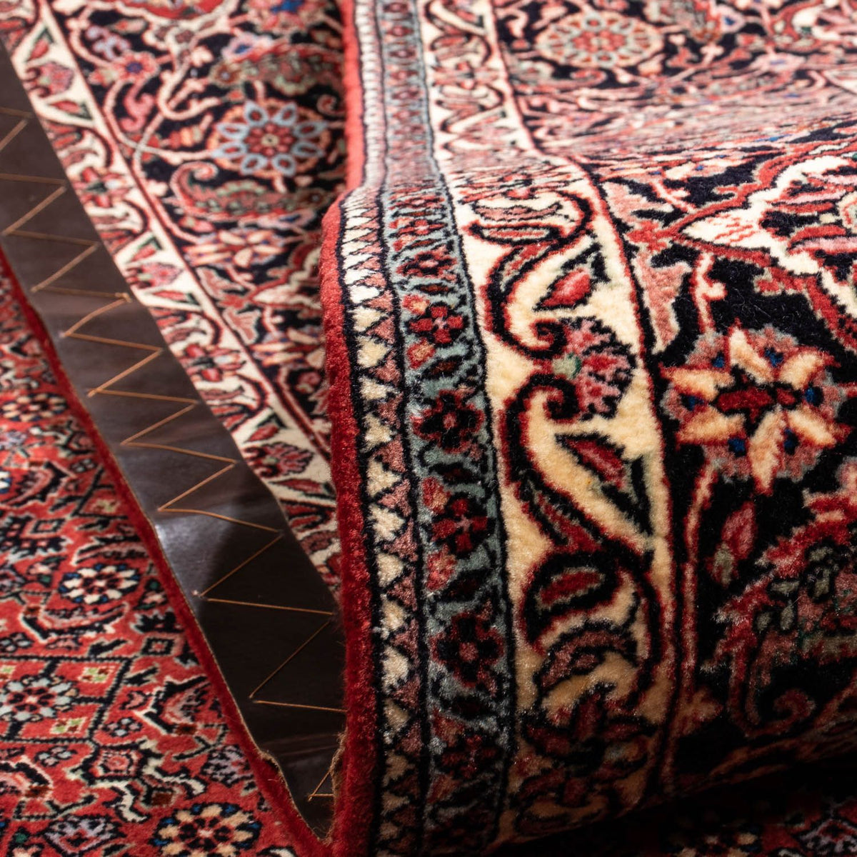 Perski dywan - Bijar - Royal - 350 x 252 cm - czerwony