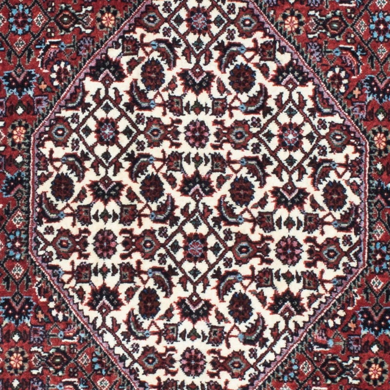 Biegacz Dywan perski - Bijar - 203 x 70 cm - ciemnoniebieski