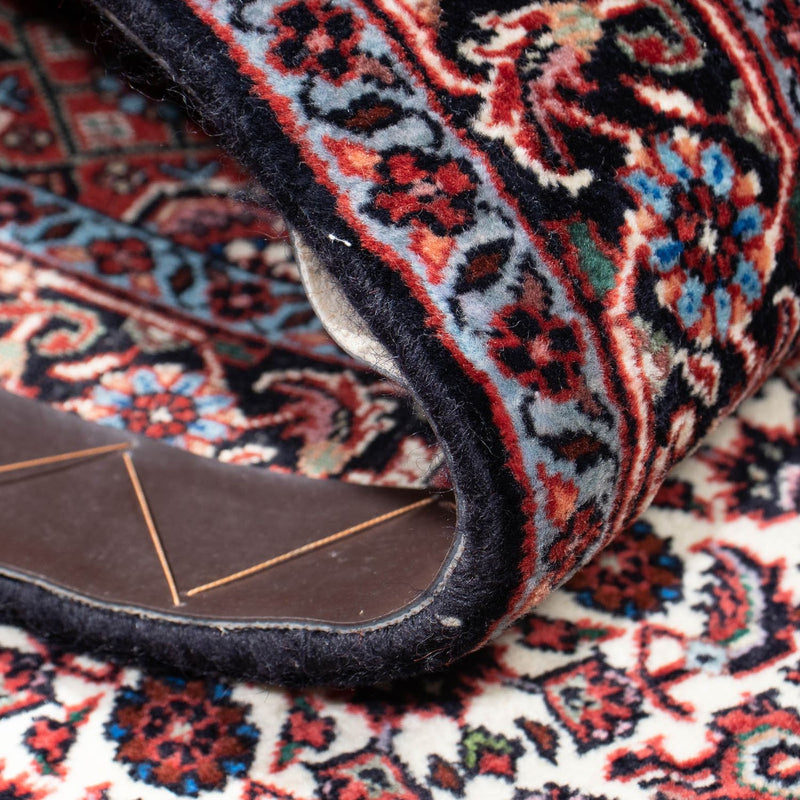 Biegacz Dywan perski - Bijar - 203 x 70 cm - ciemnoniebieski