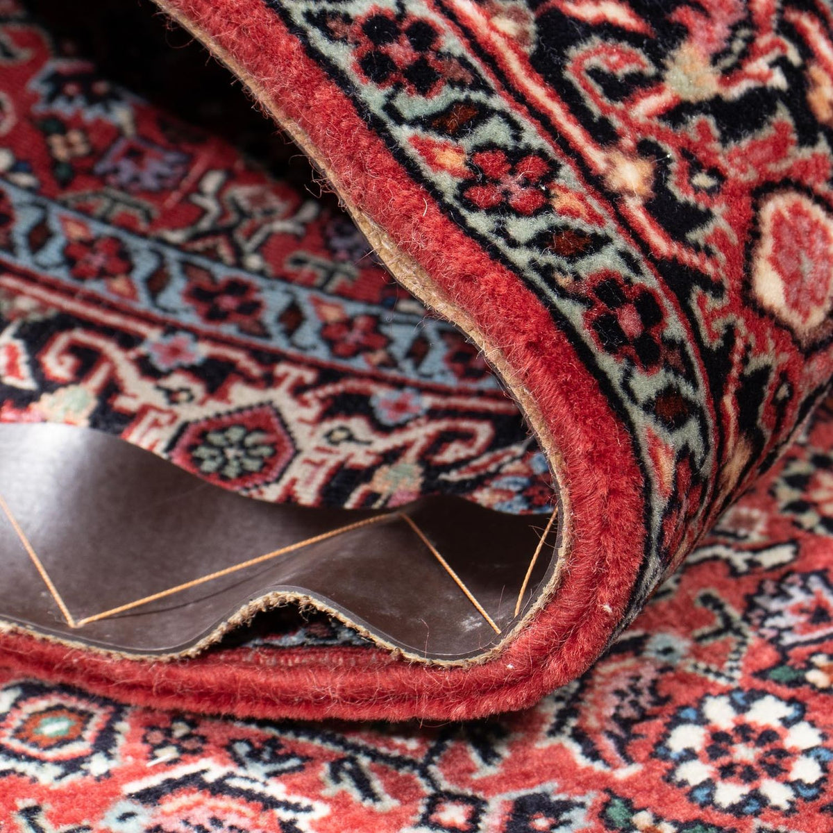 Biegacz Dywan perski - Bijar - 193 x 76 cm - czerwony